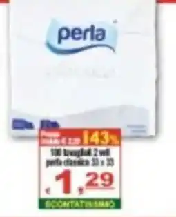CTS Supermercati Perla tovaglioli offerta