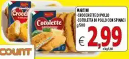 Iper Triscount Martini Cotolette di pollo offerta