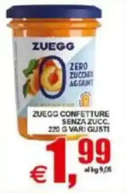 Pewex Zuegg confettura senza zucchero offerta