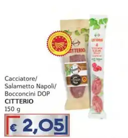 Italy Cash Cacciatore Salametto Napoli Bocconcini DOP CITTERIO offerta