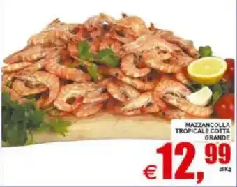 Mazzancolla tropicale cotta grande