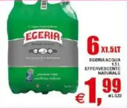 Pewex Egeria acqua effervescente naturale offerta