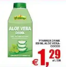 Pewex Pfanner drink aloe vera-cocco offerta