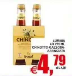 Pewex Chinotto-gazzosa-aranciata Lurisia offerta