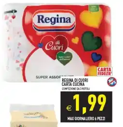 Pim Supermercati Regina di Cuori carta cucina offerta