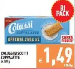 Pim Supermercati Colussi biscotti zuppalatte offerta