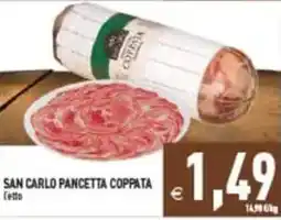 Pim Supermercati San Carlo Pancetta Coppata offerta