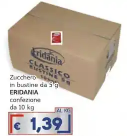 Italy Cash Zucchero in bustine Eridania offerta