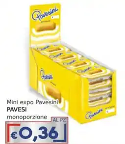 Italy Cash Mini expo Pavesini PAVESI monoporzione offerta