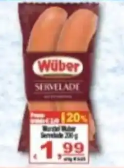 CTS Supermercati Wüber servelade offerta