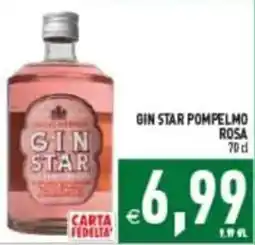 Pim Supermercati Gin Star pompelmo rosa offerta