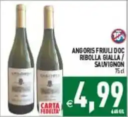 Pim Supermercati Angoris Ribolla Gialla / Sauvignon offerta