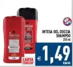 Pim Supermercati Intesa gel doccia shampoo offerta