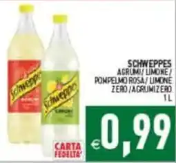 Pim Supermercati Schweppes agrumi limone offerta