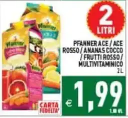 Pim Supermercati Pfanner Ace offerta