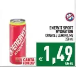 Pim Supermercati Enervit sport hydration orange lemon lime offerta