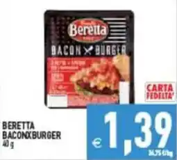 Pim Supermercati Beretta BaconxBurger offerta