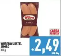 Pim Supermercati Wüber Würstel Jumbo offerta