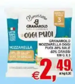 Pewex Granarolo mozzarella oggi puoi offerta