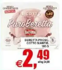 Pewex PuroBeretta Beretta prosciutto cotto s/antib offerta