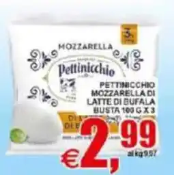 Pewex Mozzarella di bufala Pettinicchio offerta