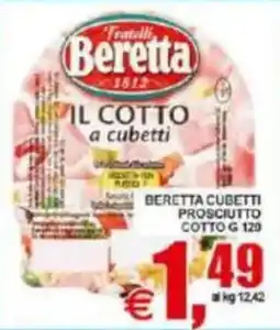 Pewex Beretta cubetti prosciutto cotto offerta