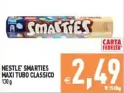 Pim Supermercati Nestlé Smarties Maxi Tubo Classico offerta
