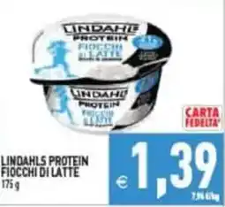 Pim Supermercati Lindahls Protein Fiocchi di Latte offerta