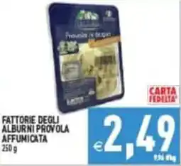 Pim Supermercati Fattorie degli Alburni provola affumicata offerta