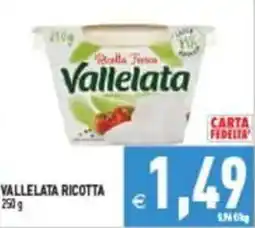 Pim Supermercati Vallelata ricotta offerta