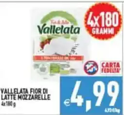 Pim Supermercati Vallelata fior di latte mozzarelle offerta