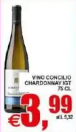 Pewex Vino Concilio Chardonnay IGT offerta