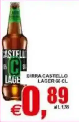Pewex Birra Castello Lager offerta