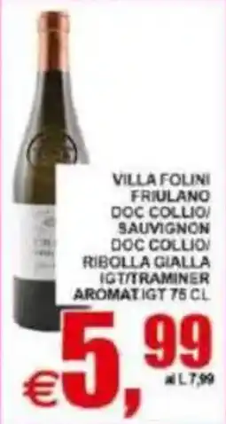 Pewex Villa Folini Friulano offerta