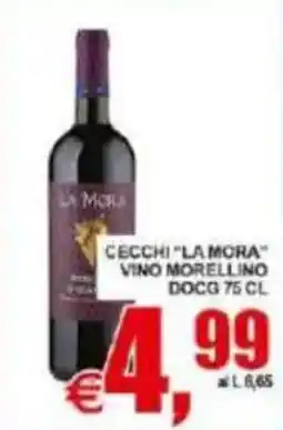 Pewex Cecchi "La Mora" vino morellino docg offerta