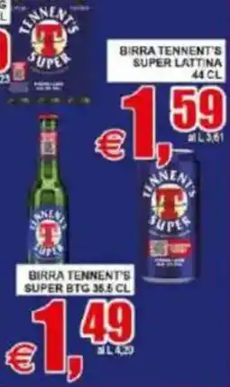 Pewex Birra Tennent's Super offerta