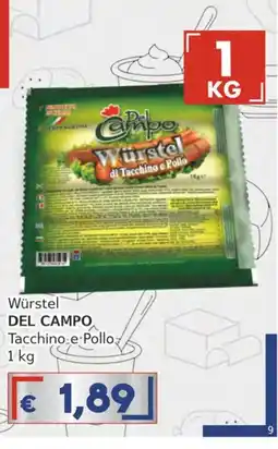Italy Cash Würstel del Campo Tacchino e Pollo offerta