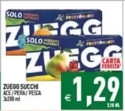 Pim Supermercati Zuegg succhi offerta
