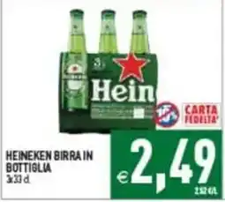 Pim Supermercati Heineken birra in bottiglia offerta