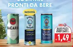Pim Supermercati Bacardi Mojito / Bombay & Tonic / Bombay Lemon offerta