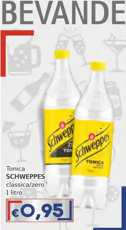Italy Cash Tonica Schweppes classica/zero offerta