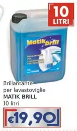 Italy Cash Brillantante per lavastoviglie Matik Brill offerta