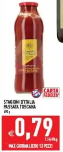 Pim Supermercati Stagioni d'Italia passata toscana offerta