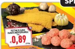 Pim Supermercati Fettine di suino panate (mediterranea) offerta
