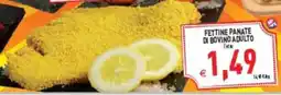Pim Supermercati Fettine panate di bovino adulto offerta
