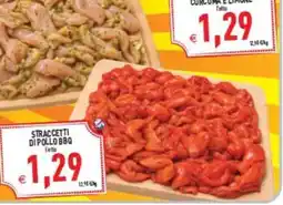 Pim Supermercati Straccetti di pollo BBQ offerta