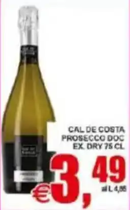 Pewex Cal de Costa Prosecco Doc Ex Dry offerta