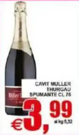 Pewex Cavit Muller Spumante offerta