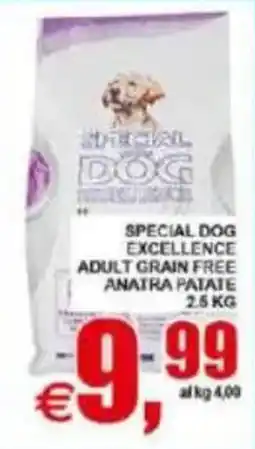 Pewex Special Dog Excellence Adult Grain Free Anatra Patate offerta