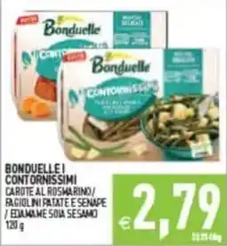 Pim Supermercati Bonduelle i contornissimi carote al rosmarino / ragùlini patate e senape / edamame soia sesamo offerta